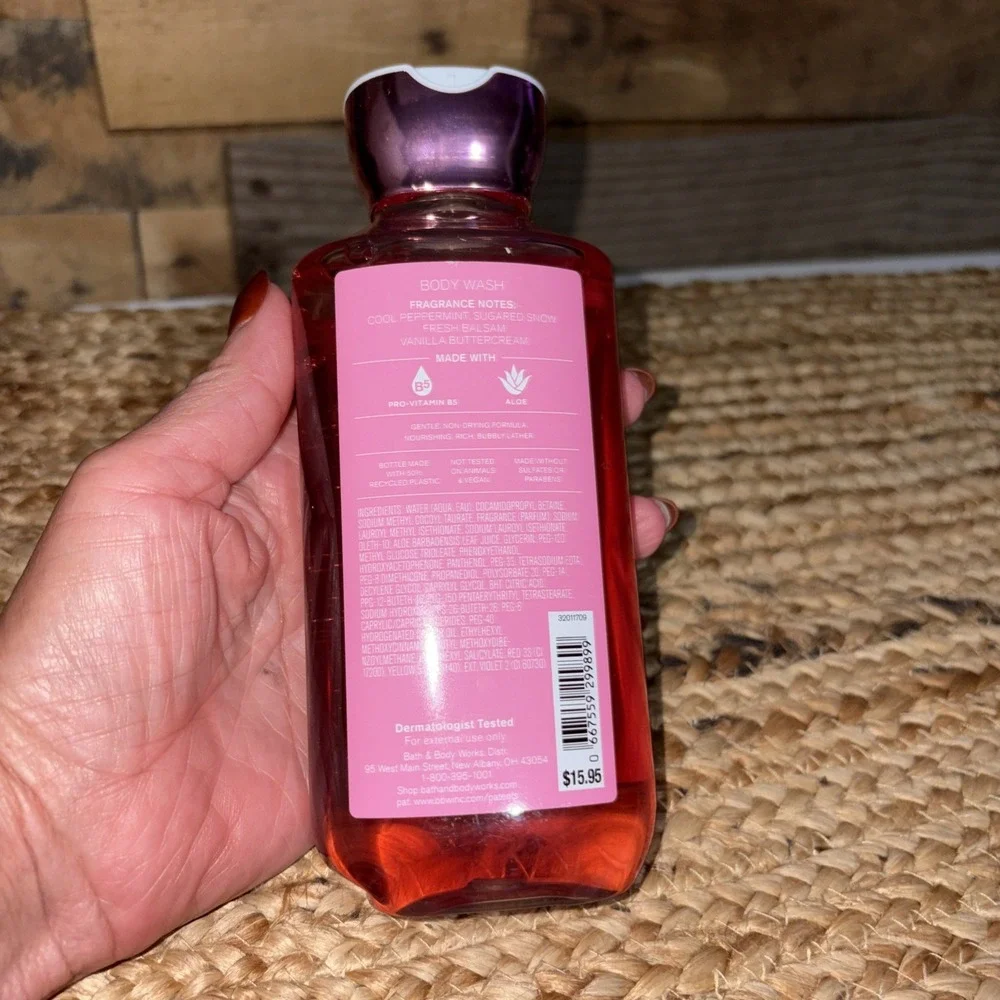 Bath & Body Works Twisted Peppermint Body Wash Shower Gel 10 oz